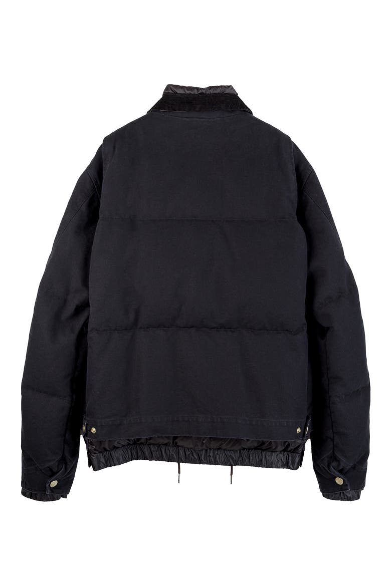 Sacai Carhartt WIP Washed Duck Canvas Down Puffer Jacket (Women