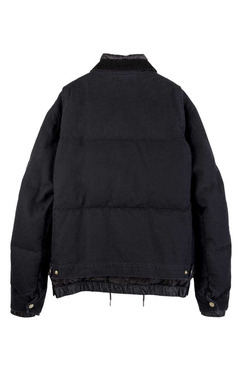 Sacai Carhartt WIP Washed Duck Canvas Down Puffer Jacket, Alternate, color, 