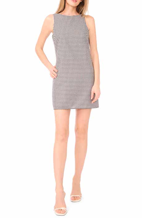 1.STATE Open Back Sleeveless Shift Dress