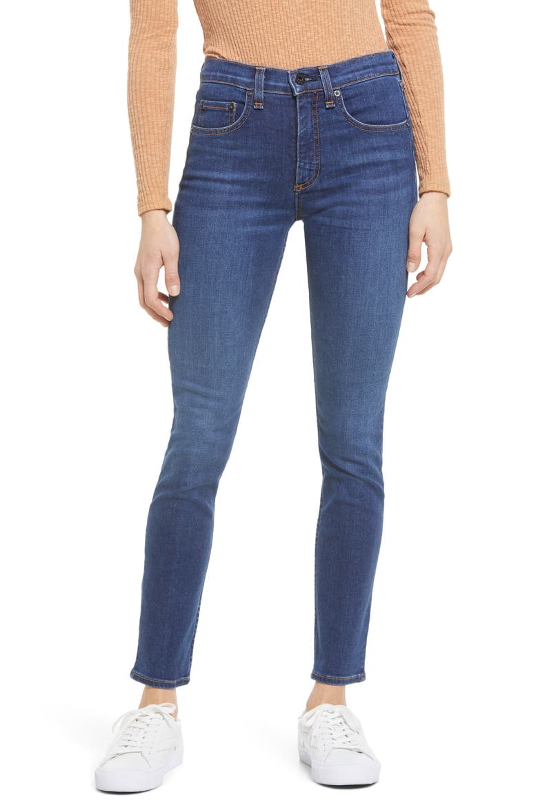 Ankle Skinny Jeans, Main, color, DARK VINTAGE