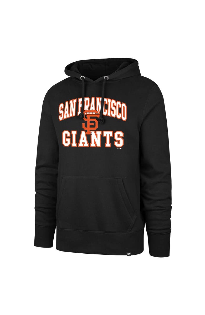 '47 Men's '47  Black San Francisco Giants Velocity Headline Pullover Hoodie, Alternate, color, Black