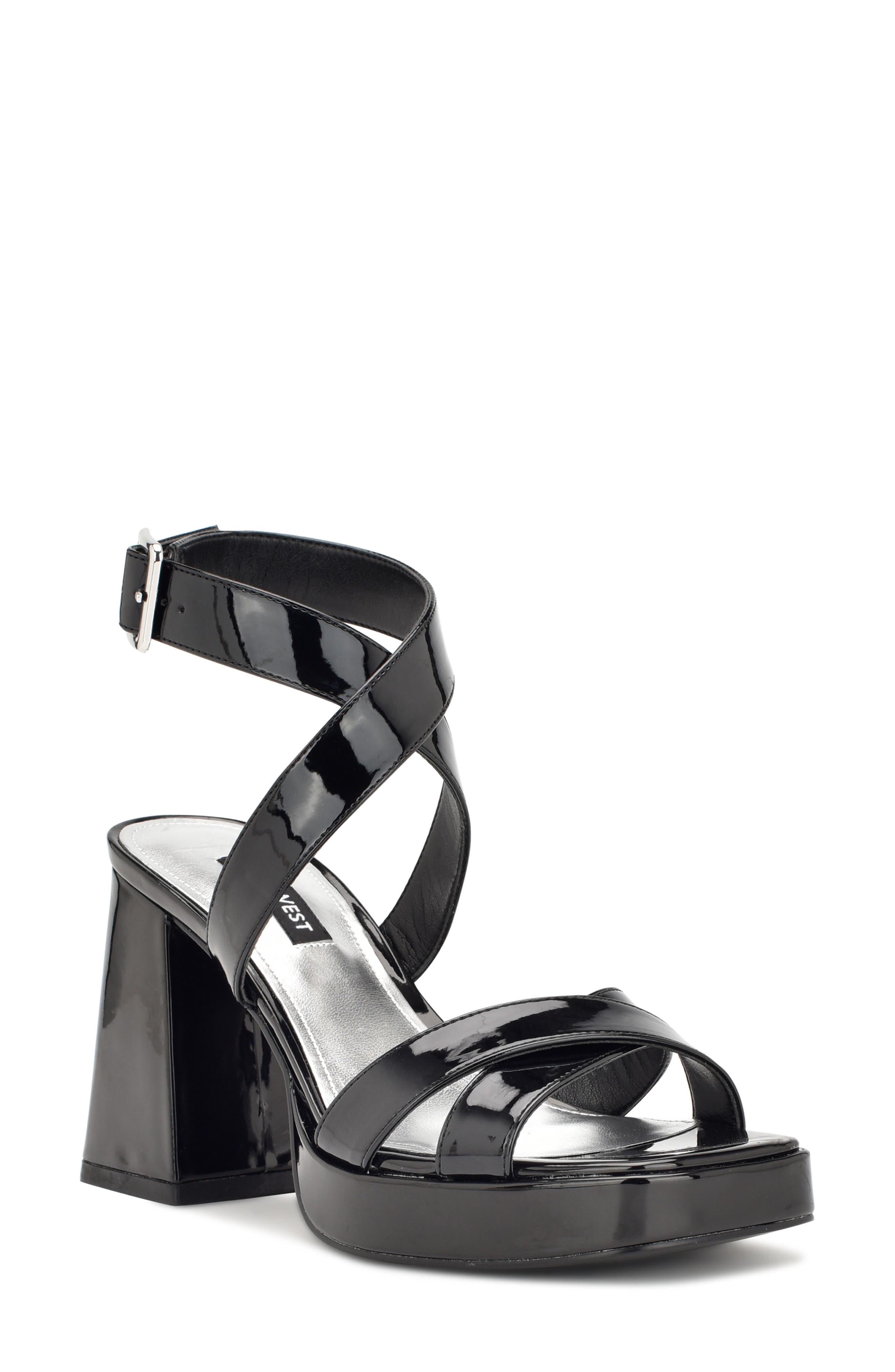 Nine West Tackle Ankle Strap Platform Sandal, Main, color, 