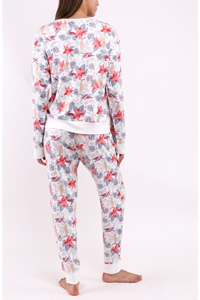 Cozy Crewneck Pajamas, Alternate, color, IVORY