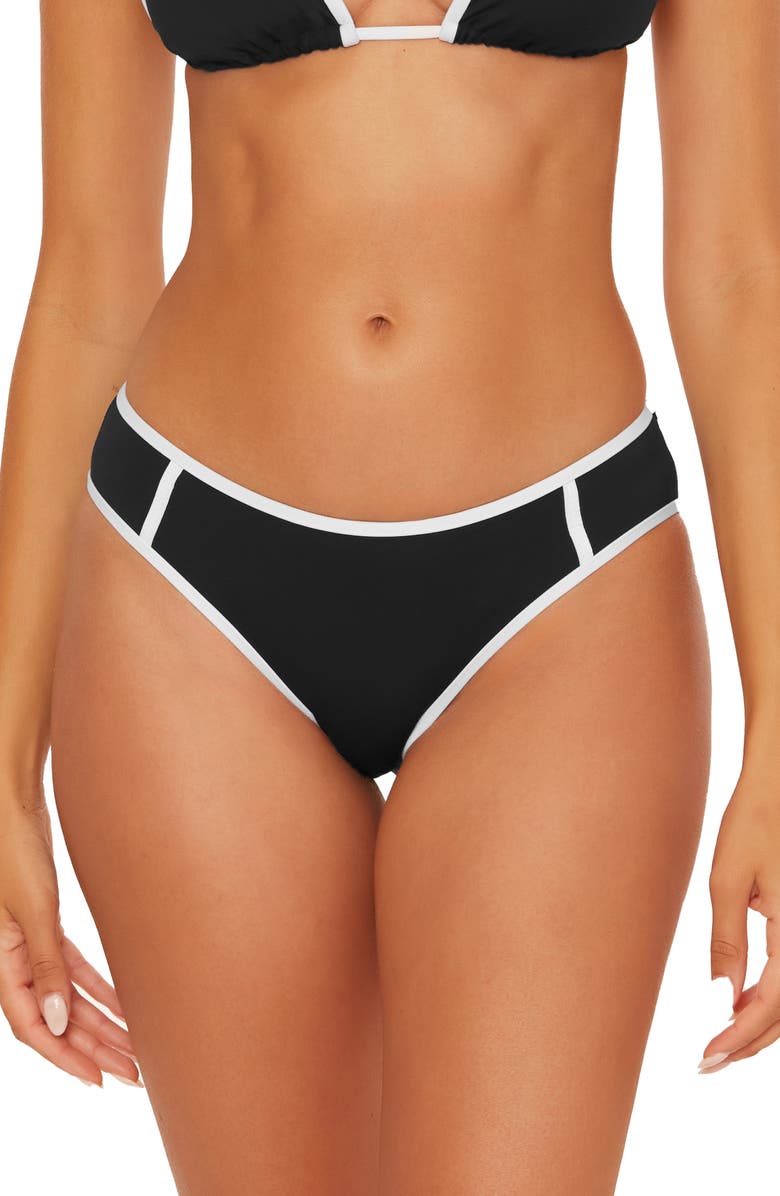 Becca Sport Mode Hipster Bikini Bottoms, Main, color, Black