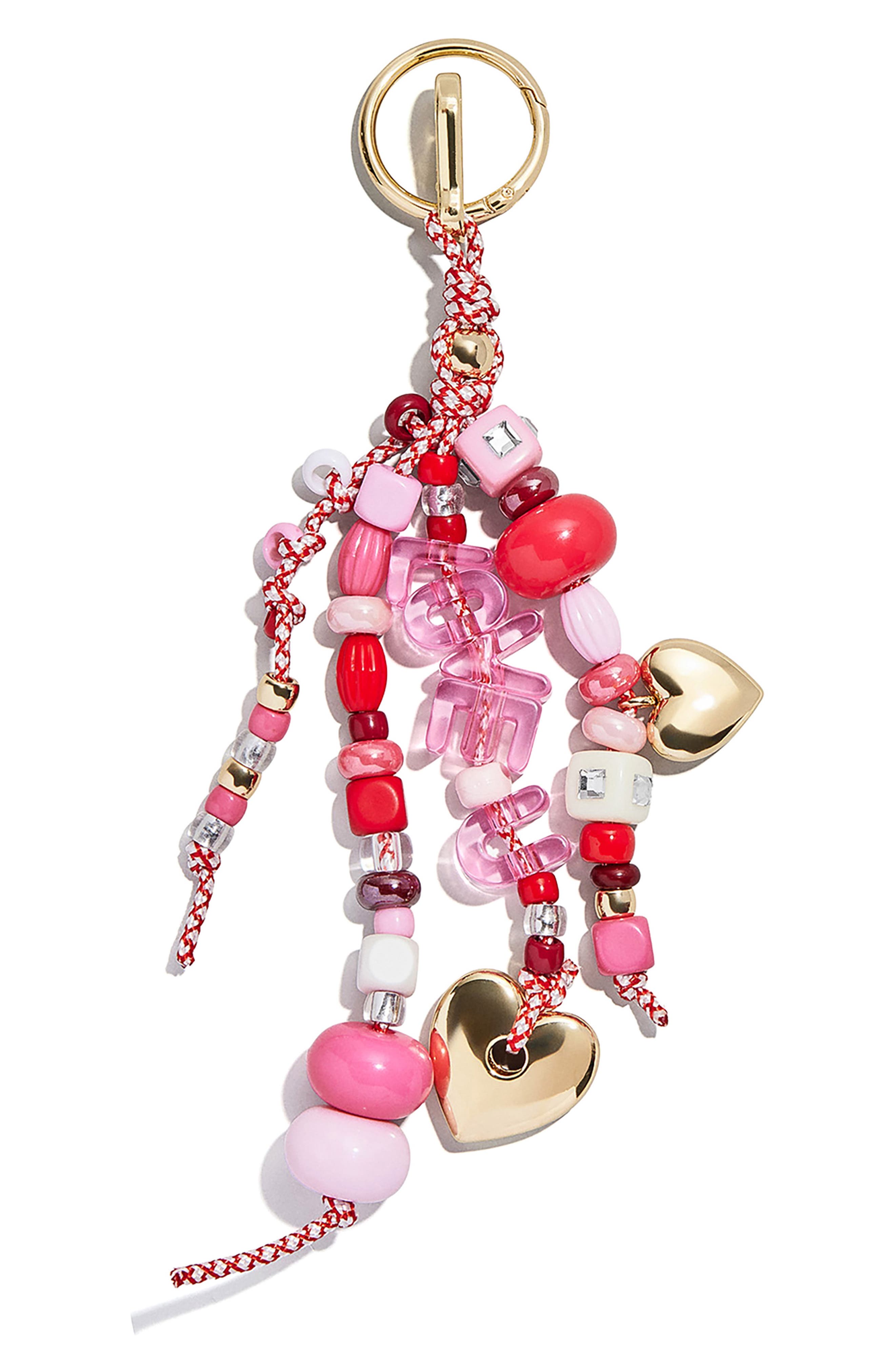 BaubleBar The Mini DIY Bag Charm Bead Kit, Alternate, color, Pink