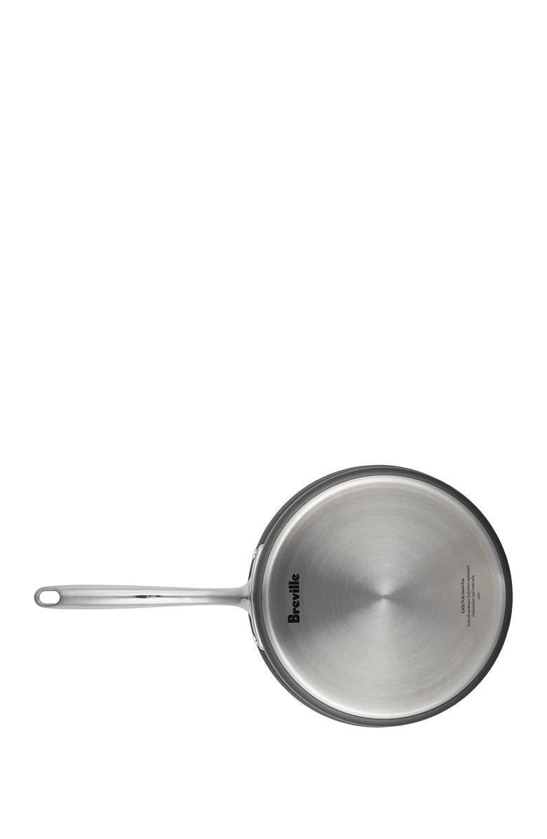 BREVILLE Thermo Pro Hard Anodized 3 Quart Covered Cookware Saucepan, Alternate, color,