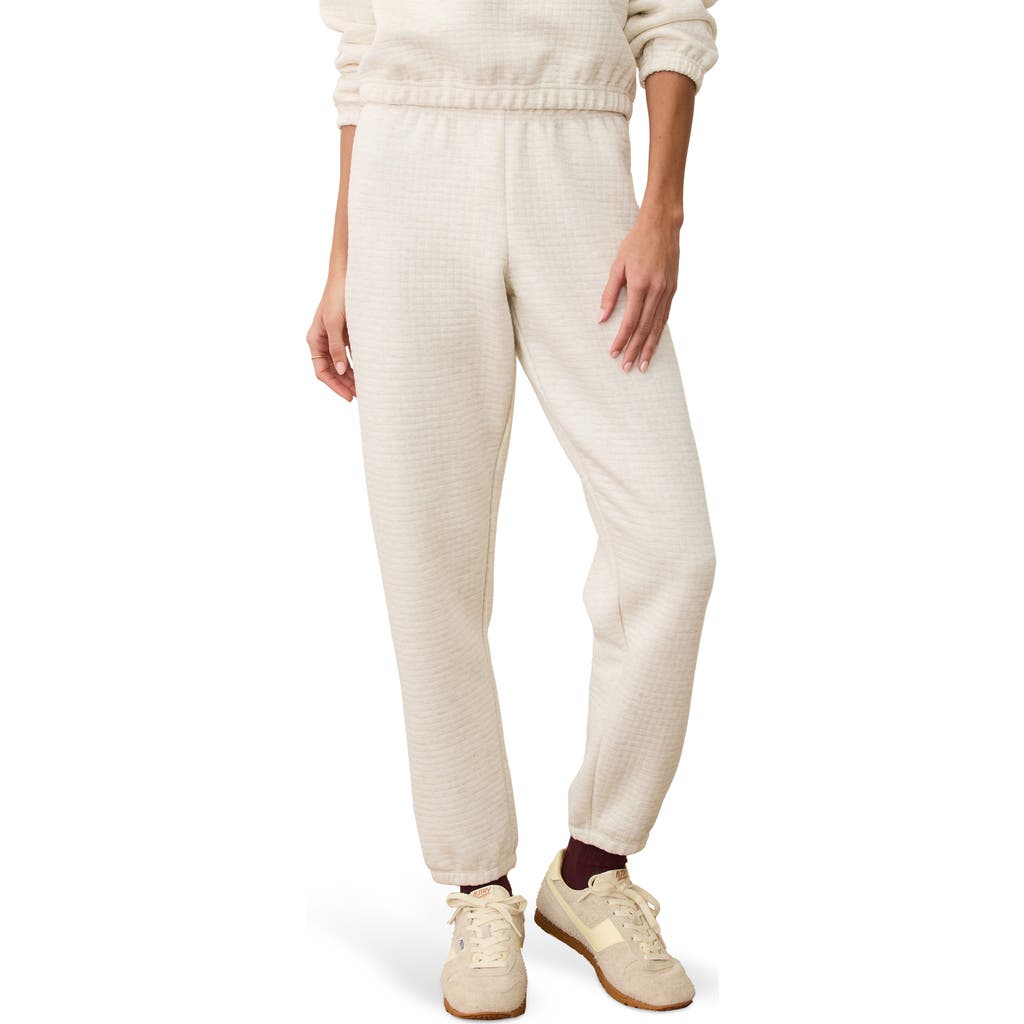 Marine Layer Corbet Quilted Joggers In Neutral