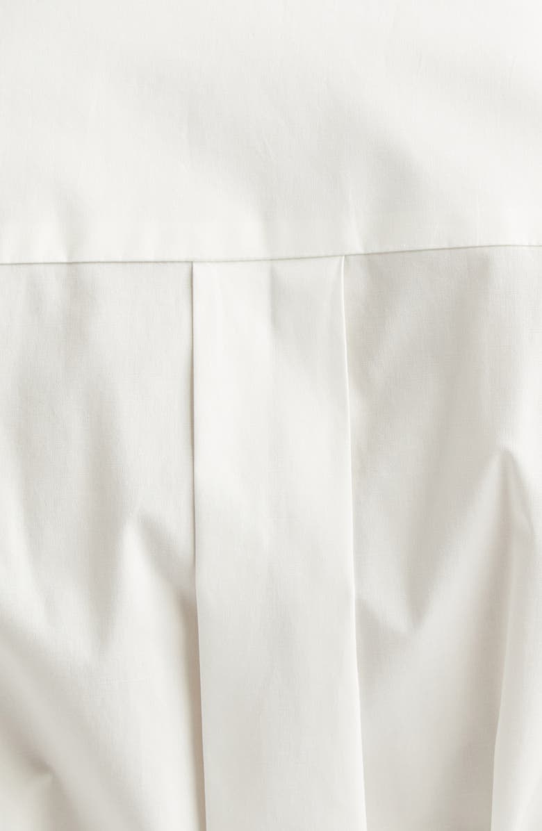 Oscar de la Renta Allium Cotton Poplin Blouse, Alternate, color, Blue/ White