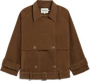 Apparis Gaia Faux Suede Short Trench Coat