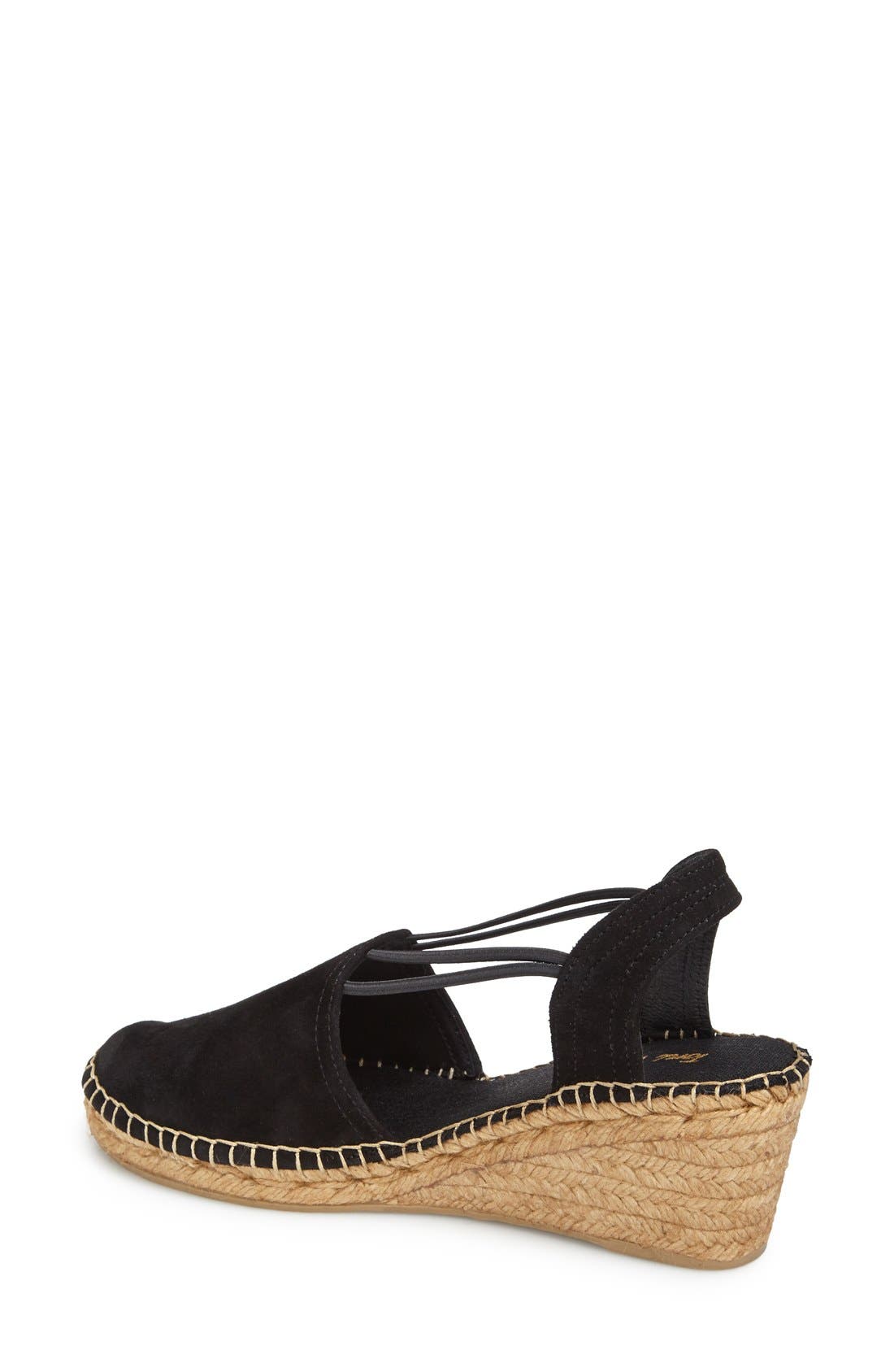 'Tremp' Slingback Espadrille Sandal, Alternate, color, BLACK