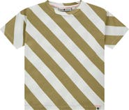 Stains and Stories by Babyface Diagonal Striped T-Shirt