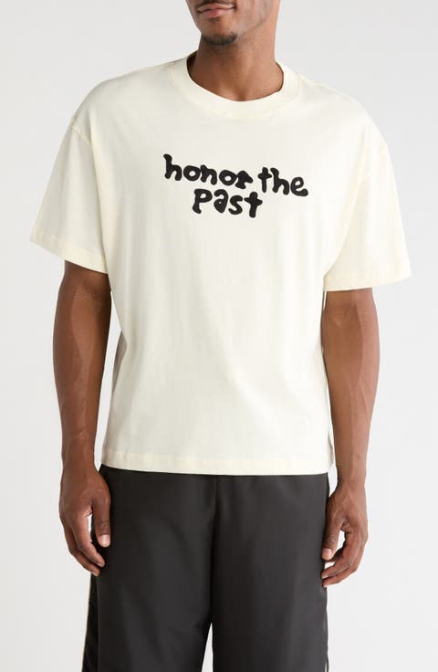 Honor the Past Cotton Graphic T-Shirt