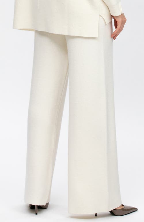 Pietro Brunelli Meribel Knit Pull-on Maternity Pants In Cream White