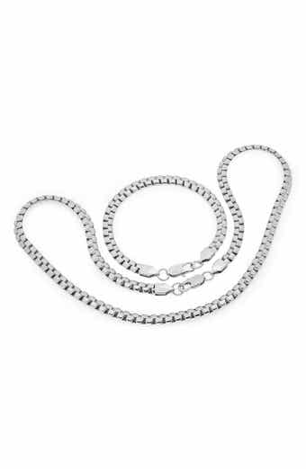 HMY JEWELRY Box Chain Set