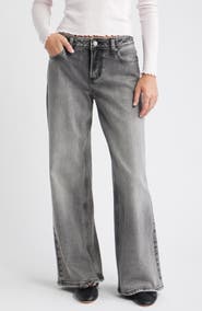 BP. Low Rise Baggy Wide Leg Jeans