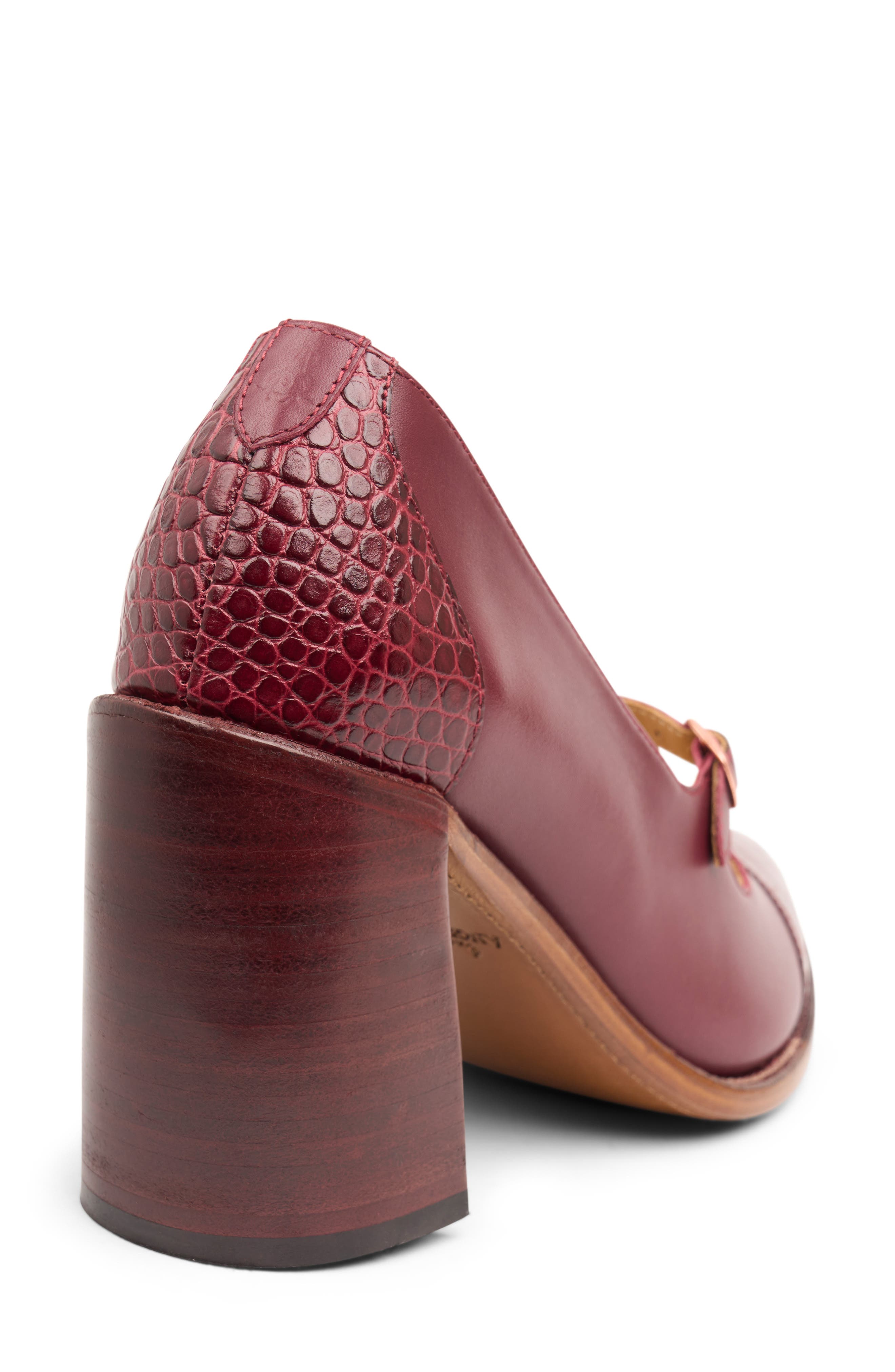 The Office of Angela Scott Miss Eliza Mary Jane Pointed Cap Toe Pump, Alternate, color, 