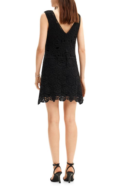 Desigual Short Crochet Dress