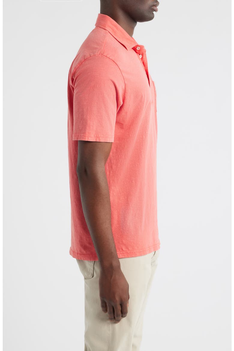 Coastal Wash Original Pocket Polo, Alternate, color, CRANBERRY