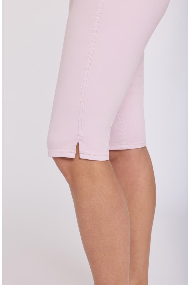 Sophie Side Slit Bike Capri Jeans, Alternate, color, LIGHT LILAC