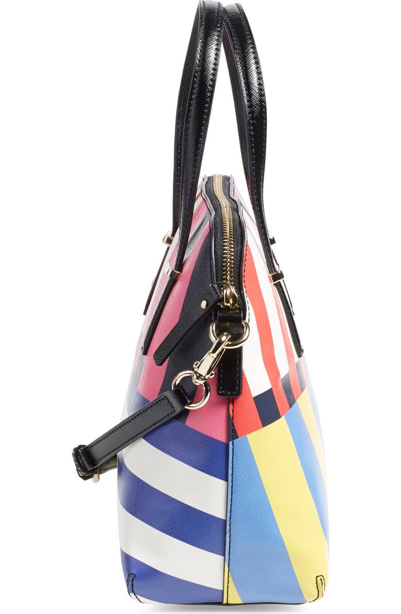 Kate Spade New York 'flag stripes maise' satchel, Alternate, color,