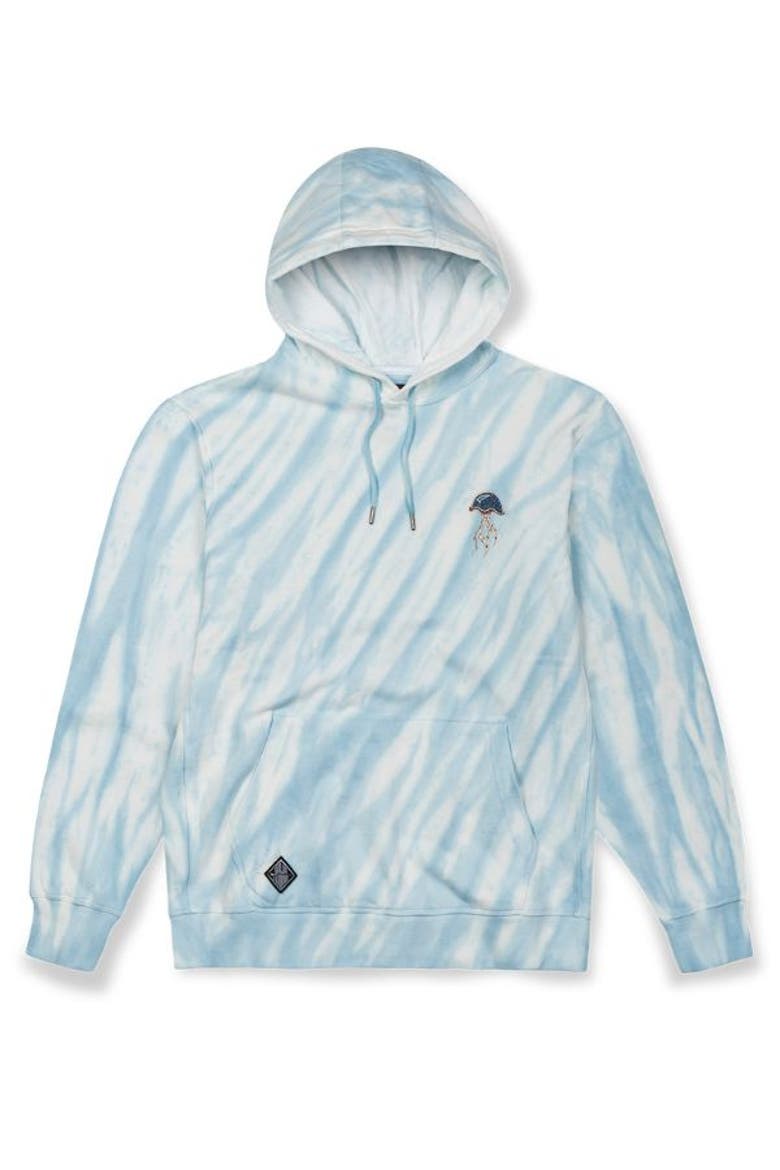 JELLYFISH ORGANIC COTTON HOODIE, Main, color, Tie Dye