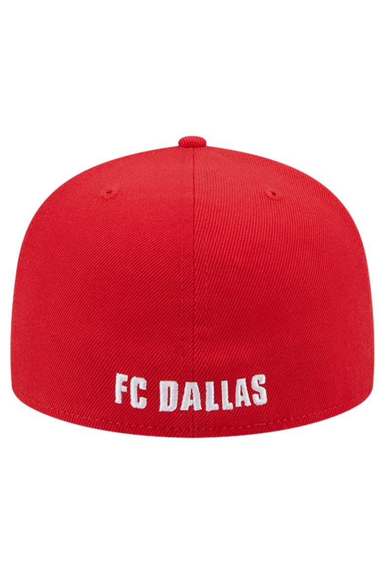 Men's New Era White/Red FC Dallas 2024 Kick Off Collection 59FIFTY Fitted Hat, Alternate, color, White