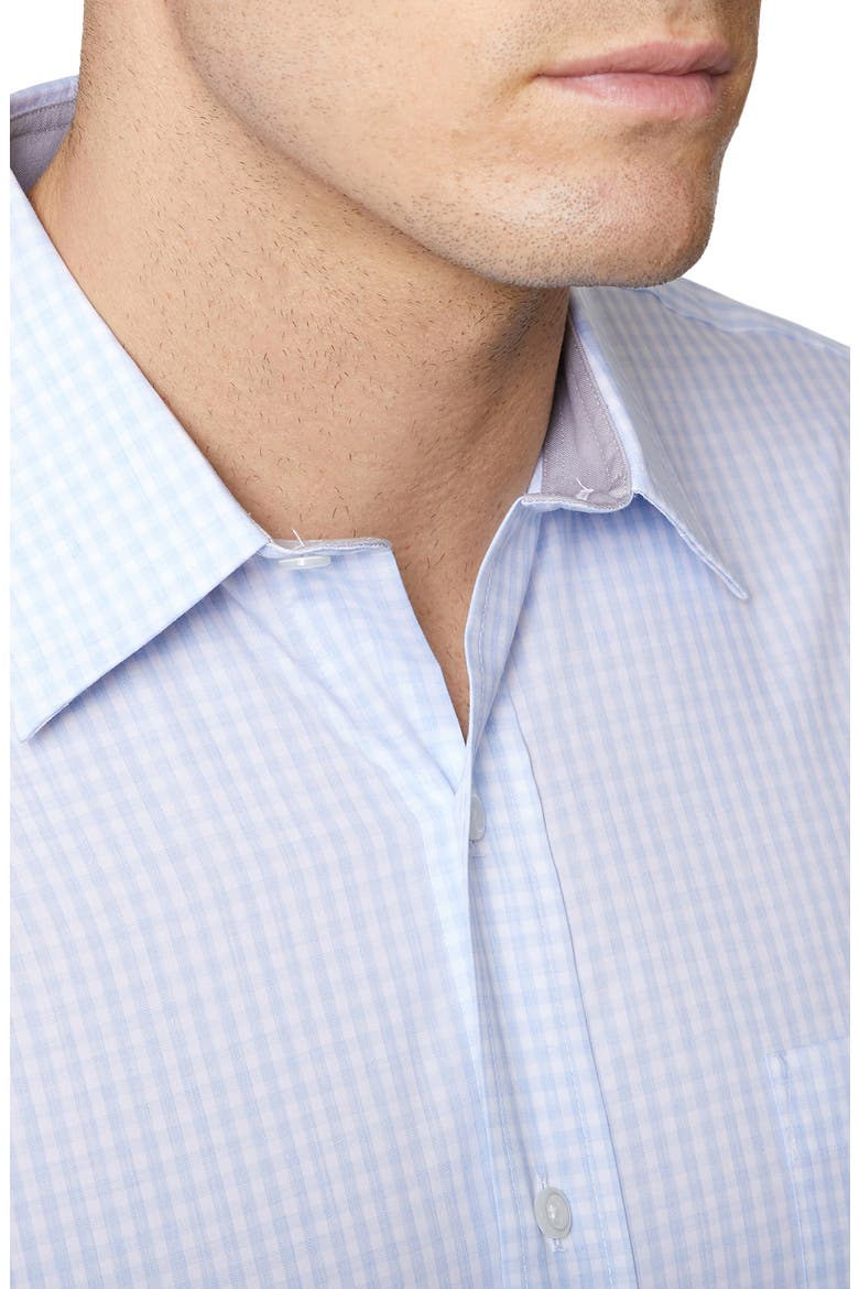 Gingham Shirt, Alternate, color, LIGHT BLUE