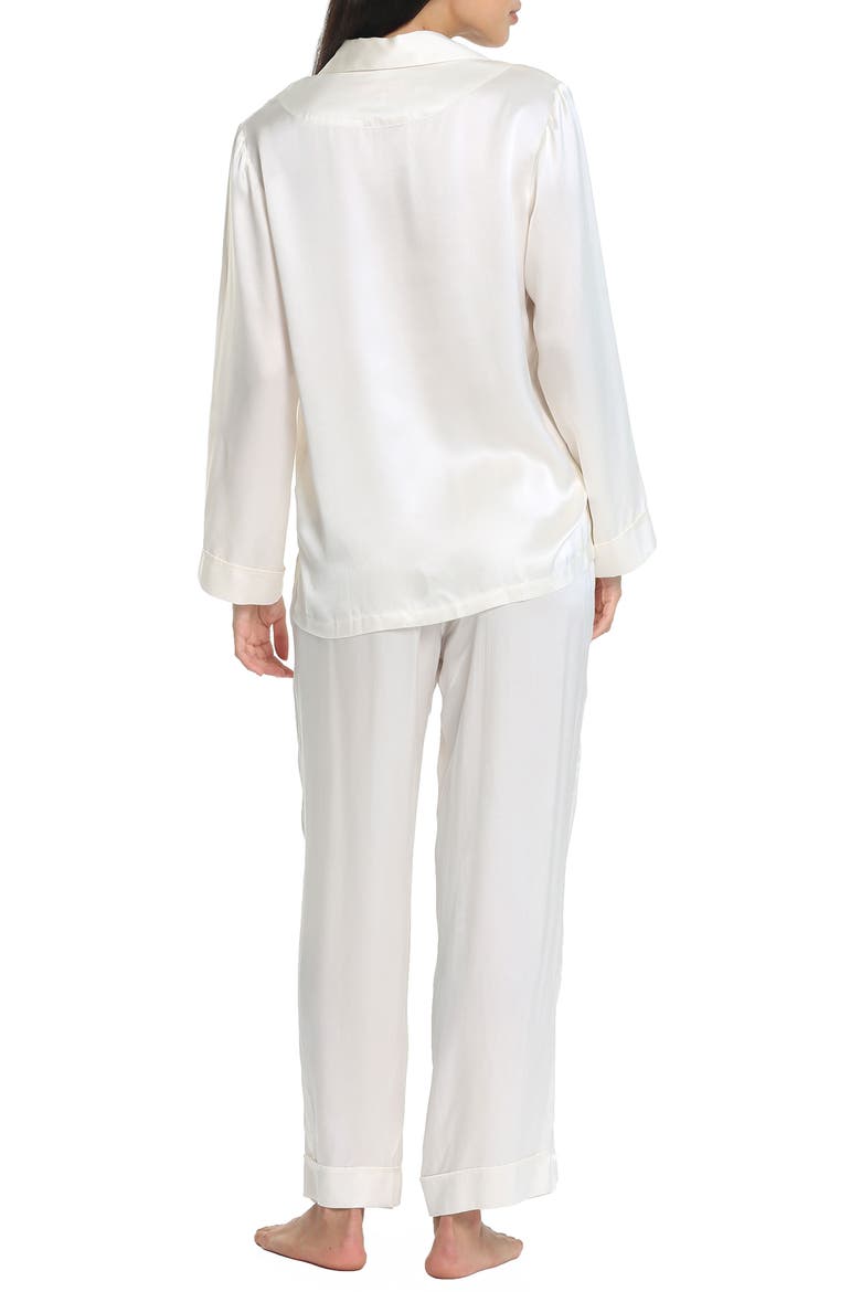 Silk Pajamas, Alternate, color, ECRU