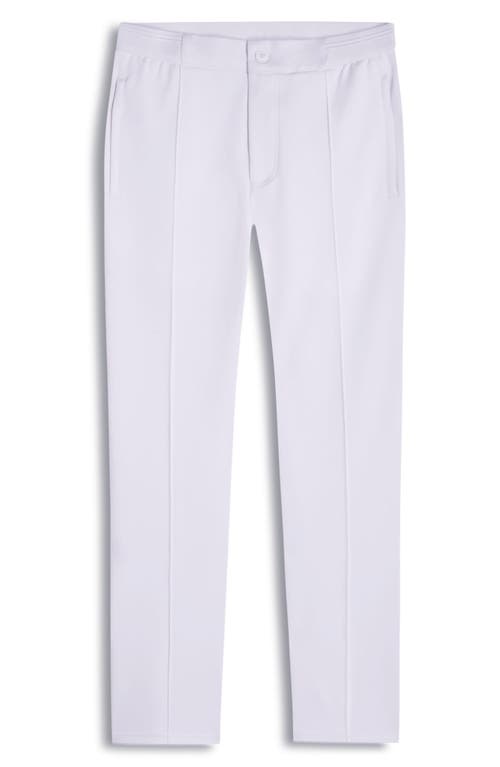 Bugatchi Soft Touch Pintuck Knit Pants In White