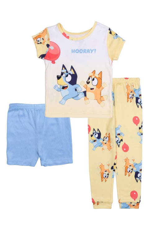 Bluey Fitted 3-Piece Pajama Set (Toddler)