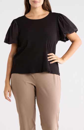 TRUTH Crewneck Puff Sleeve Top