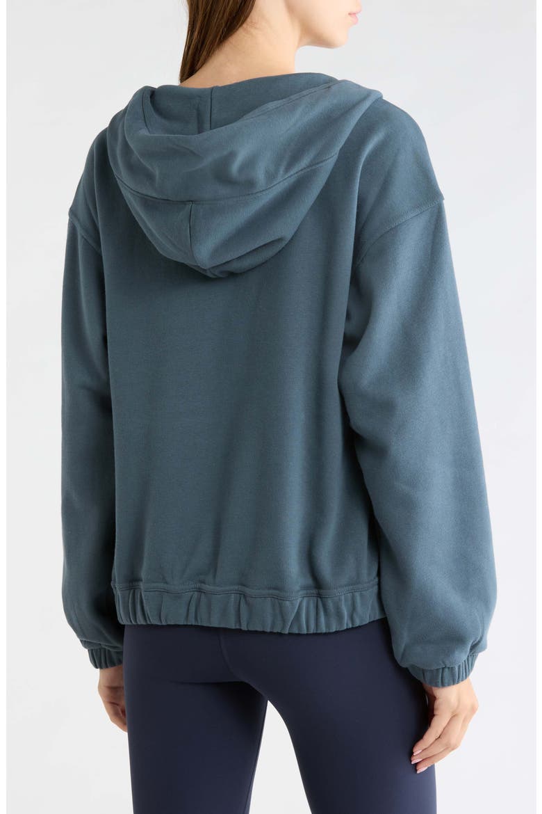 Dreamterry V-Neck Hoodie, Alternate, color, GREY BLUE