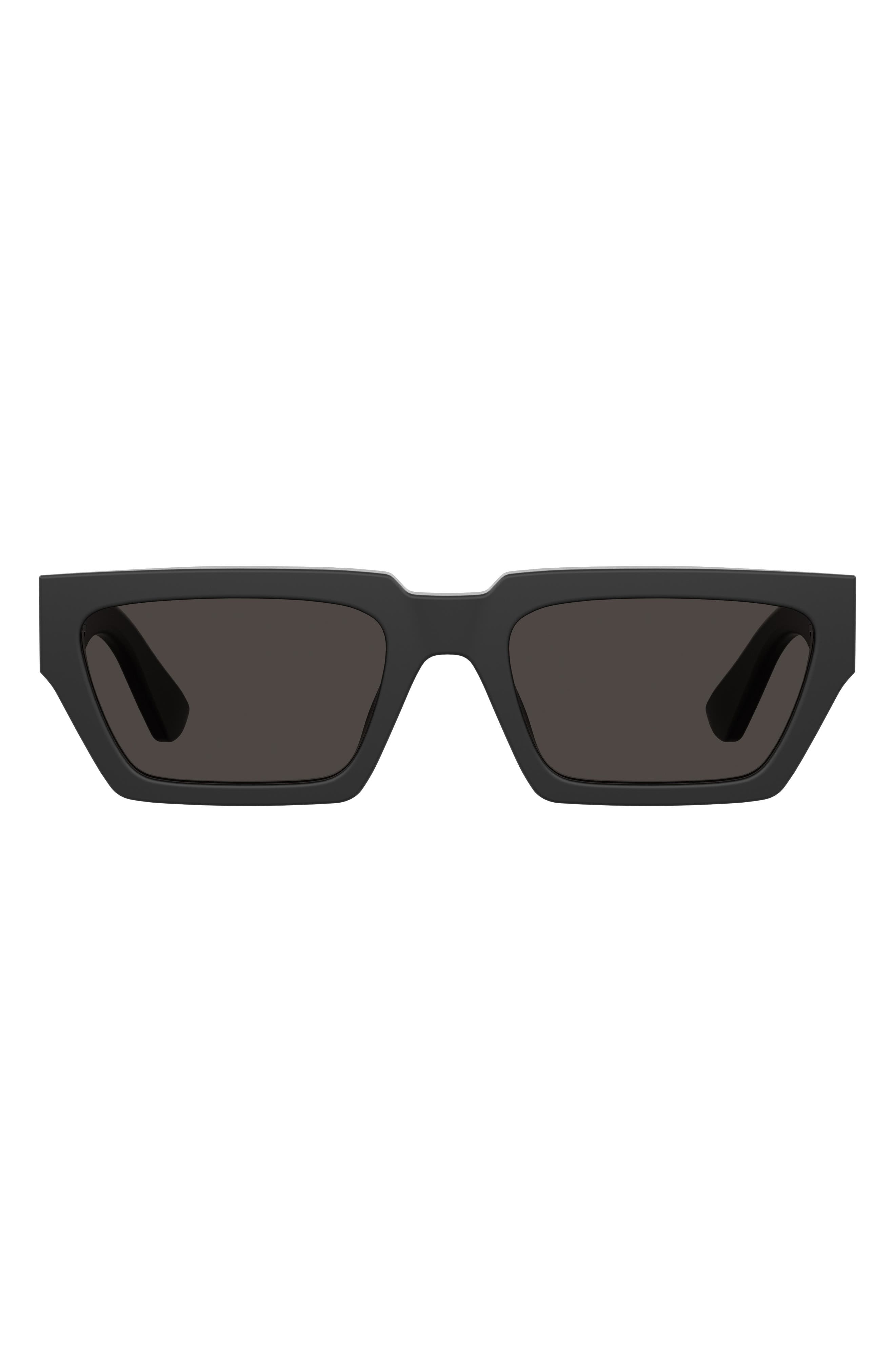 55mm Rectangular Sunglasses
