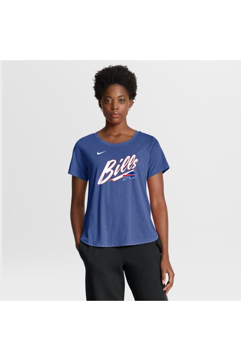 Women's Nike Royal Buffalo Bills Primetime Tri-Blend T-Shirt, Main, color, Royal