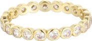 Adornia Cubic Zirconia Bezel Eternity Ring