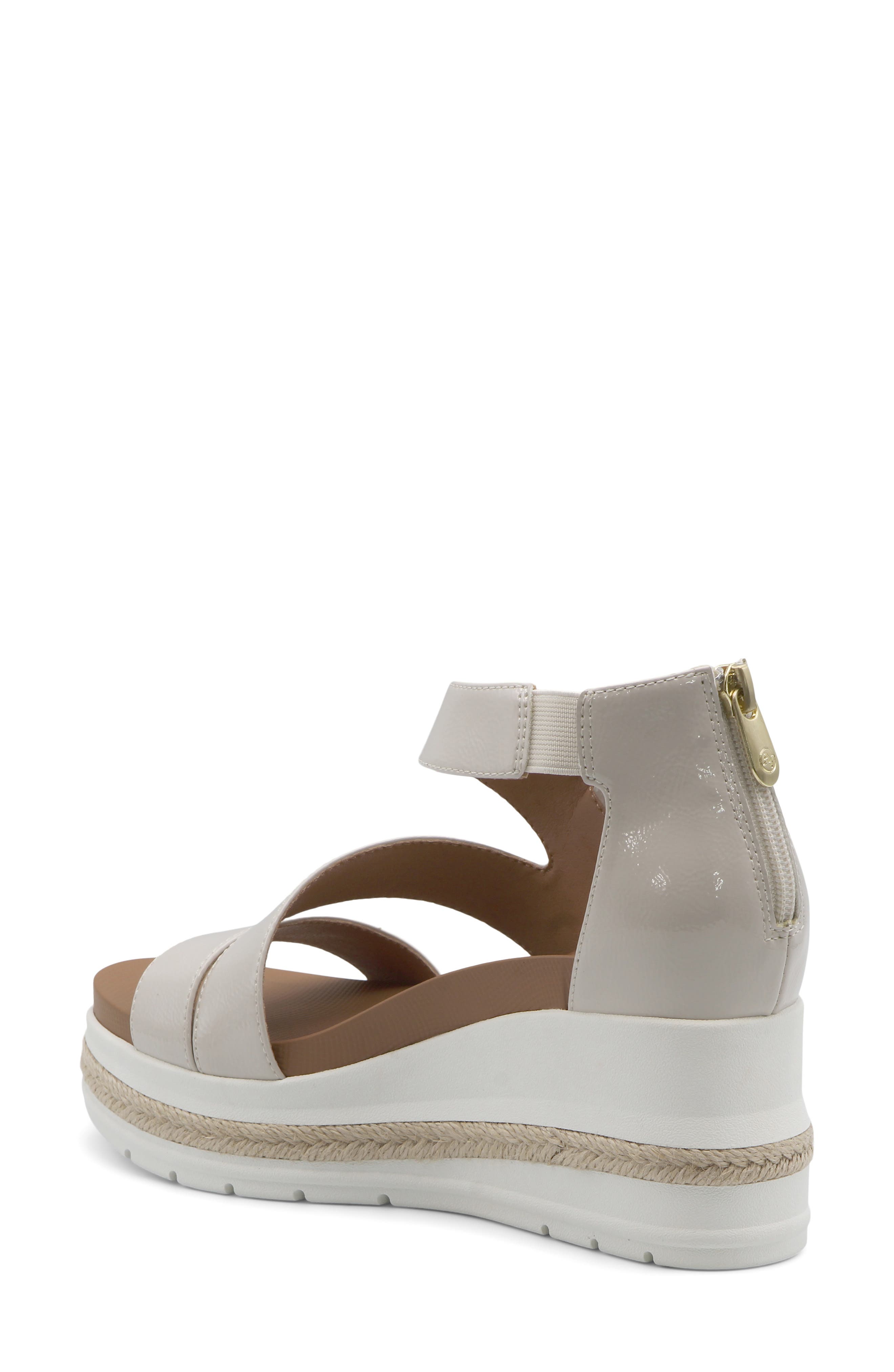 Adrienne Vittadini Nick Wedge Sandal, Alternate, color, 