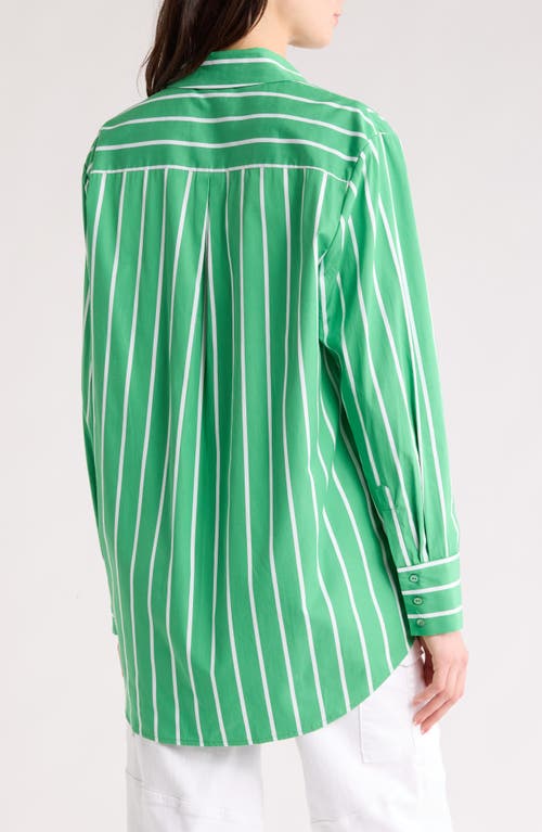 L Agence L'agence Malia Button-up Shirt In Green