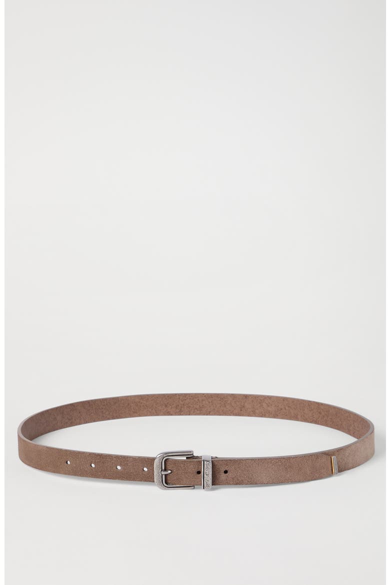 Reversed leather belt, Alternate, color, Light Brown