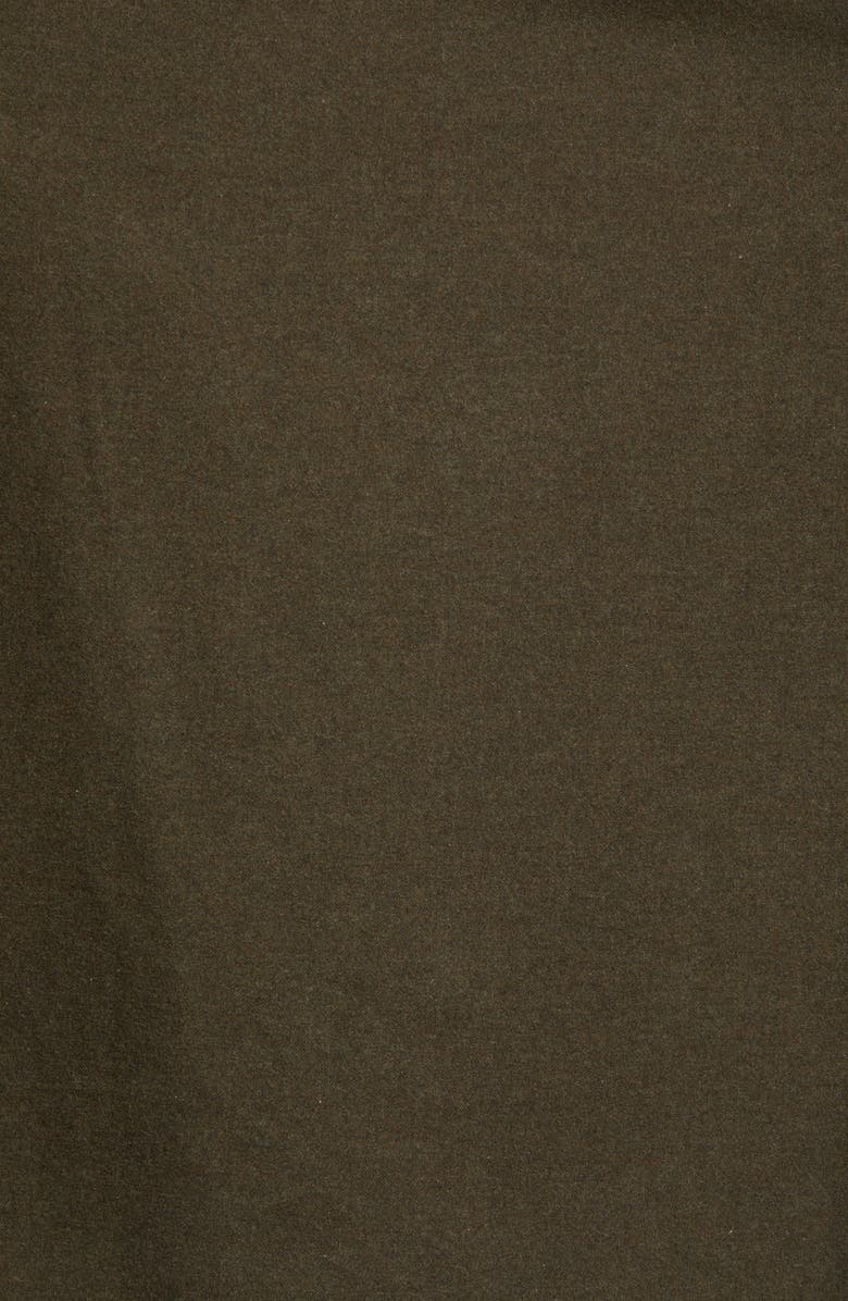 Schott NYC Heather Flannel Long Sleeve Button-Up Shirt, Alternate, color, Olive