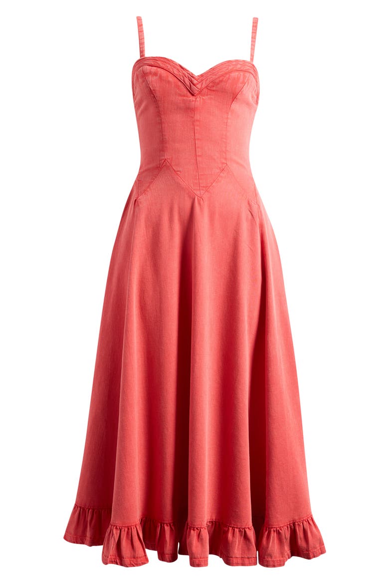 Another Season Midi Dress, Alternate, color, SOUR SWEET