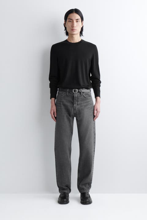 Signature Regular-Fit Straight-Leg Jeans