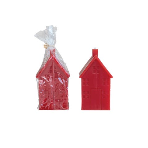 Unscented House Shaped Candle