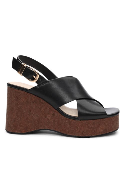 Sanctuary Nouveau Platform Wedge Sandal In Black
