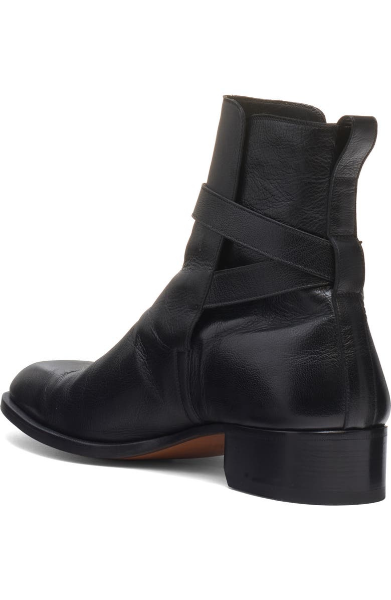 TOM FORD Hainut Goatskin Leather Buckle Boot, Alternate, color, 1N001 Black