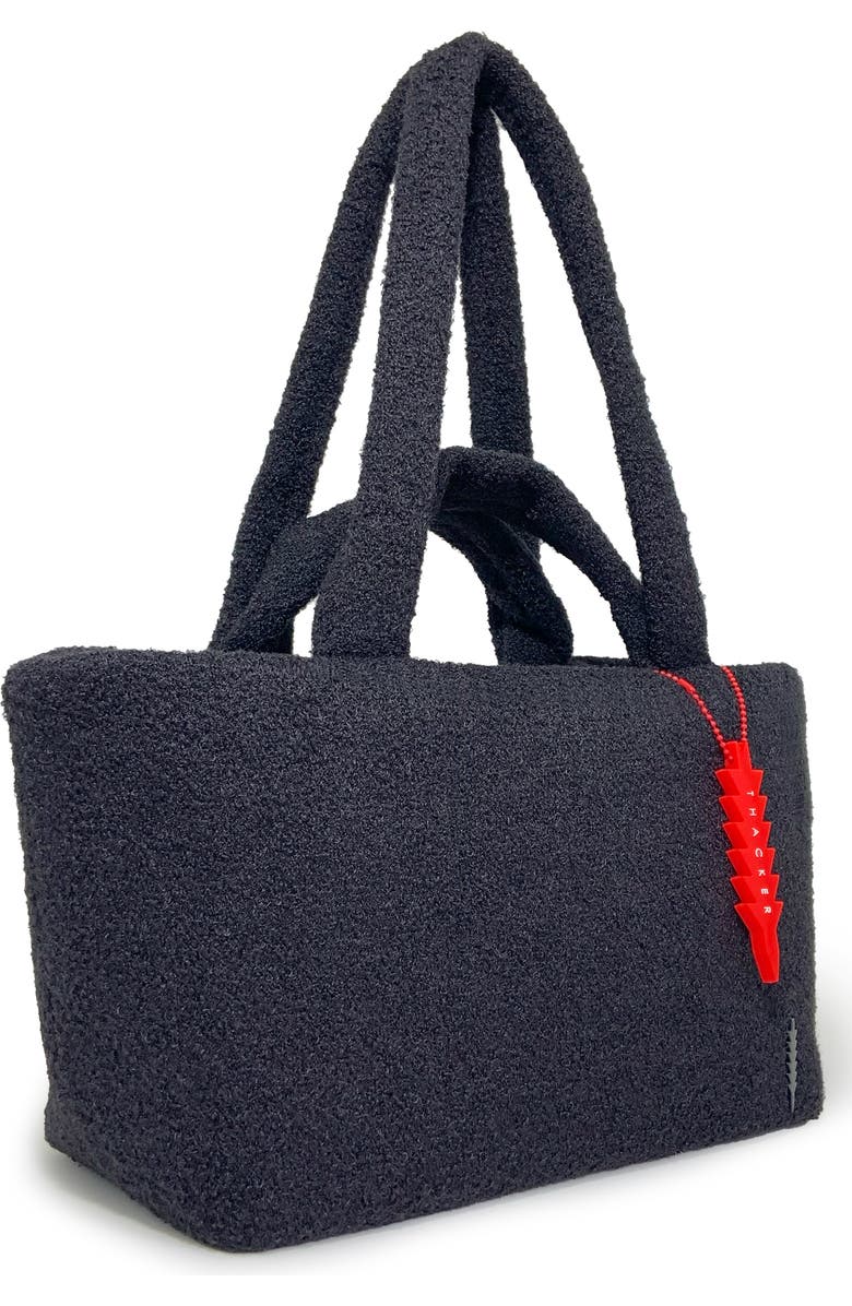 Thacker Glenn Medium Teddy Tote, Alternate, color, Black