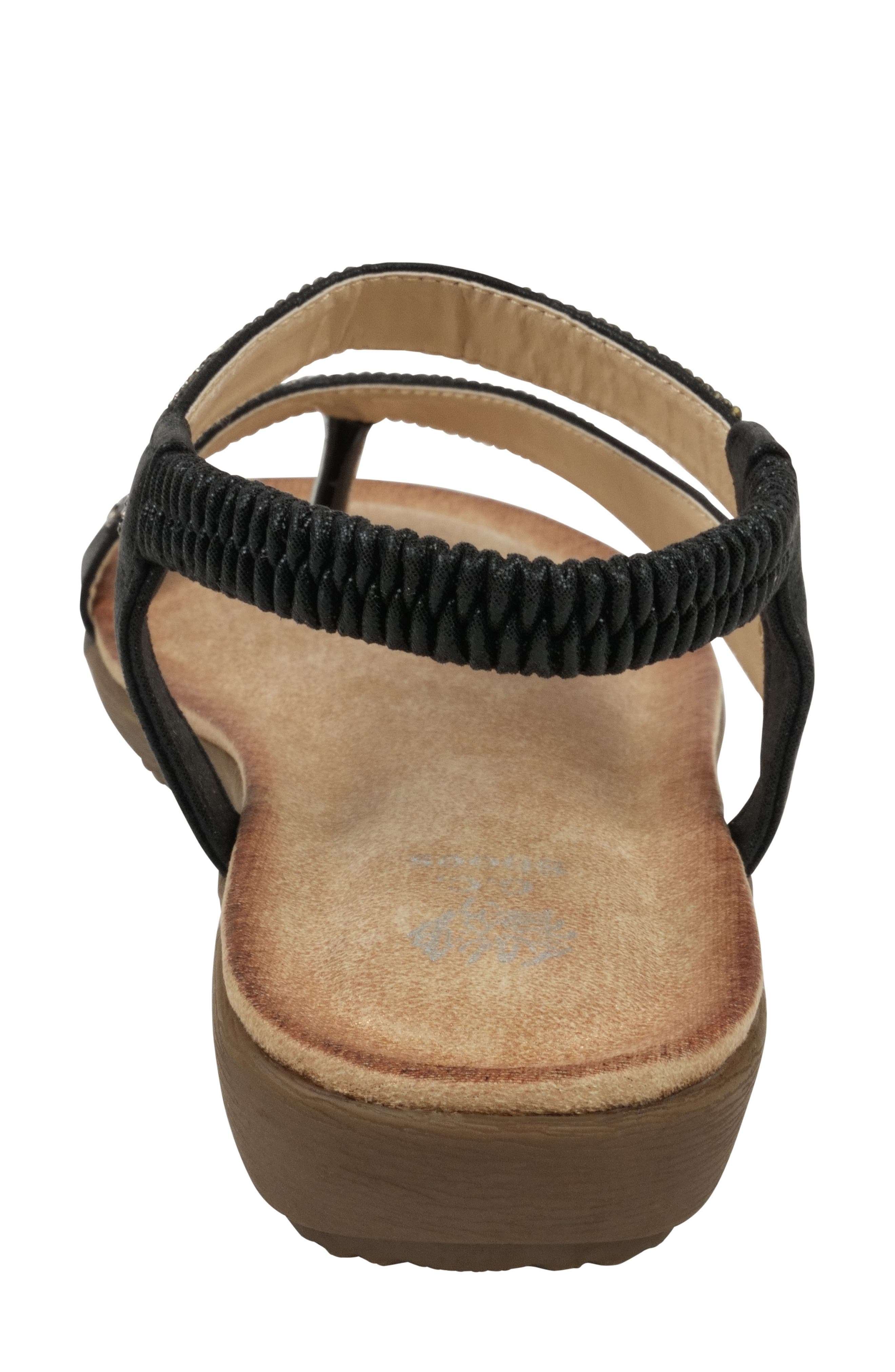 GOOD CHOICE NEW YORK Reille Embellished Ankle Strap Sandal, Alternate, color, 