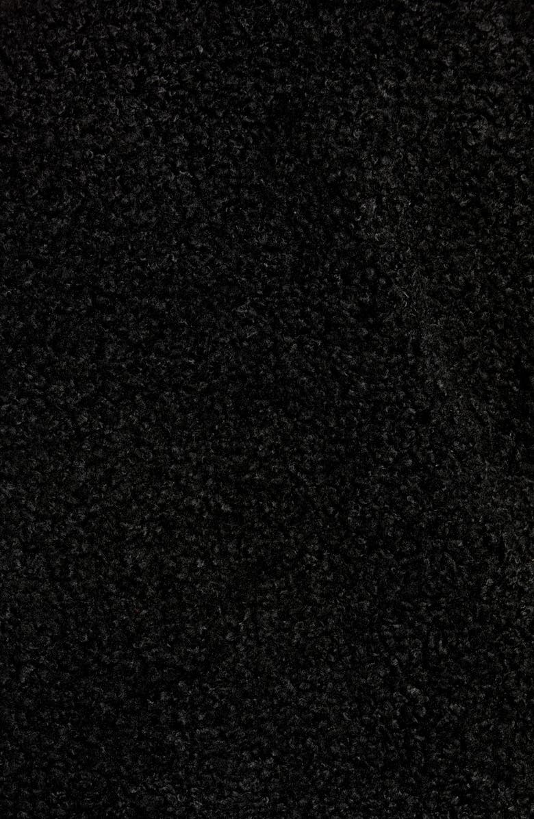 BLANKNYC Faux Shearling with Faux Leather Trim Bomber Jacket, Alternate, color, 