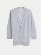 Gobi Cashmere Ajour Knit Open front Cardigan