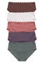 Assorted 5-Pack Scallop Hipster Briefs
