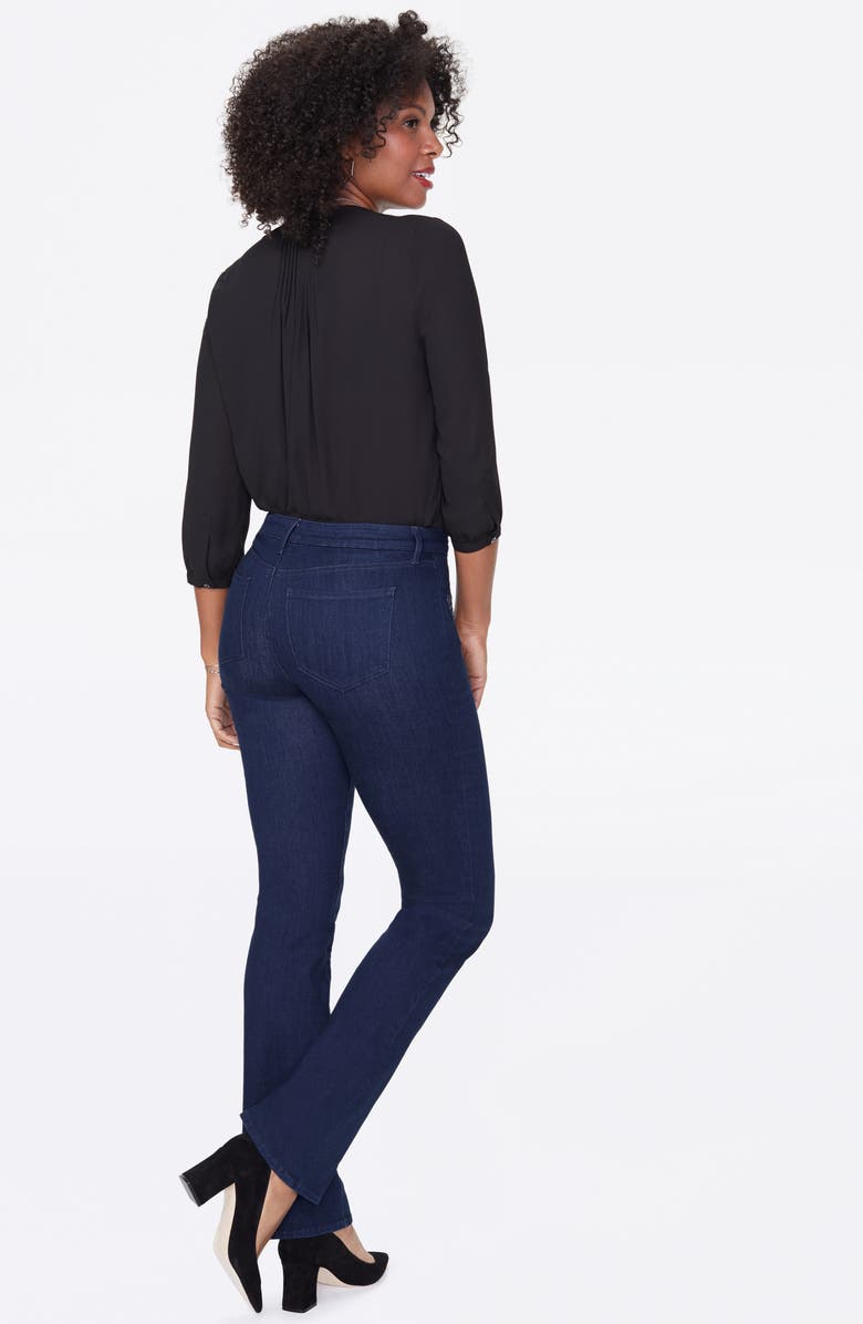 NYDJ Barbara High Waist Hip Zip Bootcut Jeans, Alternate, color,